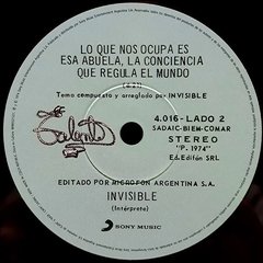 Vinilo Lp - Invisible - Invisible - 2016 - Doble Nuevo