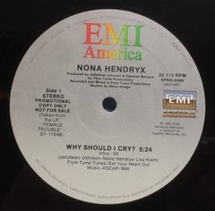 Vinilo Maxi - Nona Hendryx - Why Should I Cry? 1987 Usa - BAYIYO RECORDS