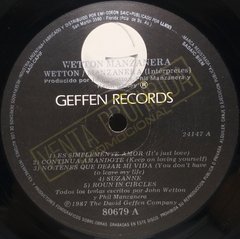 Vinilo Lp - Wetton - Manzanera 1987 Argentina - BAYIYO RECORDS