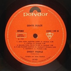Vinilo Lp - Sweet People - Gente Dulce 1980 Argentina en internet