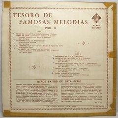 Vinilo Tesoro De Famosas Melodias Vol. 1 Lp - comprar online
