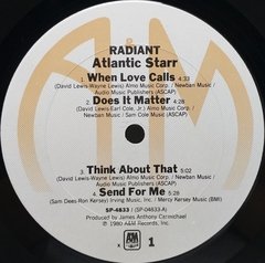 Vinilo Lp - Atlantic Starr - Radiant 1980 Usa - BAYIYO RECORDS
