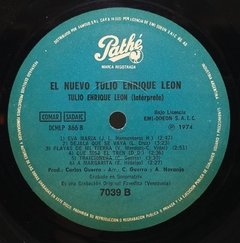 Vinilo Tulio Enrique Leon - El Nuevo Tulio Enrique Leon 1974 - BAYIYO RECORDS