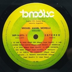 Vinilo Lp - Miguel Angel Morelli - Miguel Angel Morelli 1981 - BAYIYO RECORDS