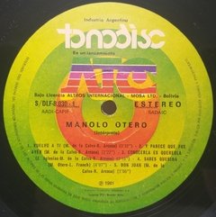 Vinilo Lp - Manolo Otero - Experiencias 1981 Argentina - BAYIYO RECORDS