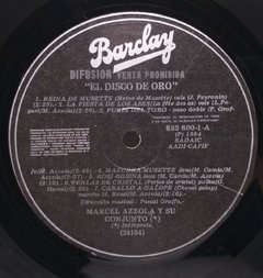 Vinilo Lp - Marcel Azzola - Le Disque D'or - El Disco De Oro - BAYIYO RECORDS