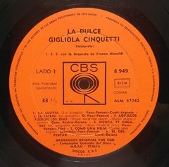 Vinilo Lp - Gigliola Cinquetti - La Dulce Gigliola Cinquetti - BAYIYO RECORDS