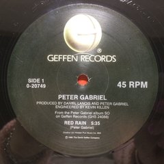 Vinilo Maxi Single - Peter Gabriel - Red Rain Usa 1987 - BAYIYO RECORDS