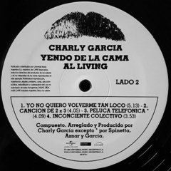 Vinilo Lp - Charly Garcia - Yendo De La Cama Al Living Nuevo - tienda online