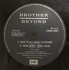 Vinilo Maxi - Brother Beyond - How Many Times 1987 Uk - tienda online