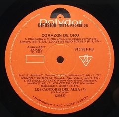 Vinilo Lp - Los Cantores Del Alba - Corazon De Oro 1983 Arg - tienda online