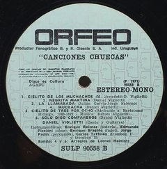 Imagen de Vinilo Lp Viglietti - Canciones Chuecas 1971 Argentina