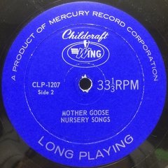 Vinilo Mother Goose Nursery Songs Lp Infantil En Ingles Usa - tienda online
