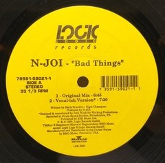 Vinilo Maxi - N-joi - Bad Things 1995 Usa - comprar online