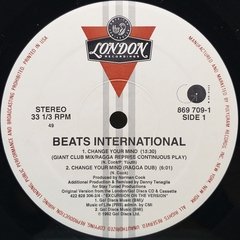 Vinilo Maxi - Beats International - Change Your Mind 1992 - BAYIYO RECORDS