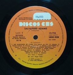 Vinilo Lp - Salvatore Adamo - En Castellano Y Frances 1977 - BAYIYO RECORDS