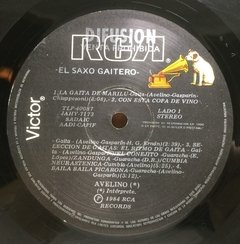 Vinilo Lp - Avelino - El Saxo Gaitero 1984 Argentina - BAYIYO RECORDS