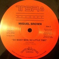 Vinilo Miquel Brown So Many Men - So Little Time Maxi Usa 83 - BAYIYO RECORDS