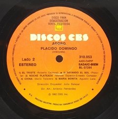 Vinilo Lp - Placido Domingo - Adoro 1984 Argentina - tienda online