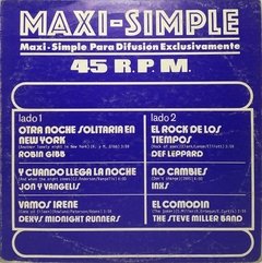Vinilo Compilado Varios - Maxi-simple 45 Rpm 1985 Arg (500)