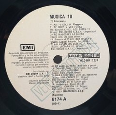 Vinilo Compilado Varios Artistas - Musica 10 1980 Argentina - BAYIYO RECORDS