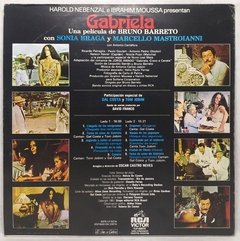 Vinilo Banda De Sonido Original De La Película Gabriela 1983 - comprar online