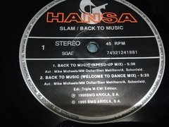 Vinilo Maxi Slam Back To Music España 1995 - BAYIYO RECORDS