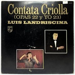 Vinilo Luis Landriscina Contata Criolla Opas 22 Y Yo 23 Lp
