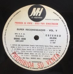 Vinilo Compilado Varios Super Recomendados Vol. 5 1987 Arg - BAYIYO RECORDS