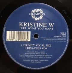Vinilo Maxi - Kristine W - Feel What You Want 1994 Uk - tienda online