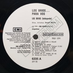 Vinilo Lp - Los Brios - Para Vos 1981 Argentina - BAYIYO RECORDS
