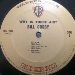 Vinilo Bill Cosby Why Is There Air? Lp Usa 1965 - BAYIYO RECORDS