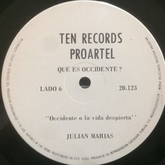 Imagen de Vinilo Julian Marias Que Es El Occidente 3 Discos Argentina