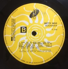 Vinilo Lp - Betty Boo - Boomania 1991 Argentina - tienda online