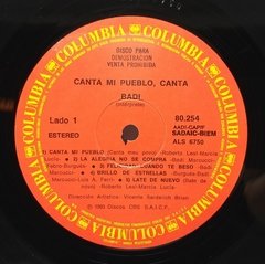 Vinilo Lp - Badi - Canta Mi Pueblo, Canta 1983 Argentina - BAYIYO RECORDS