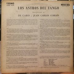 Vinilo Juan De Caro Juan Carlos Cobian Los Astros Del Tango - comprar online