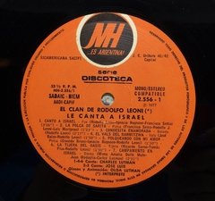 Vinilo El Clan De Rodolfo Leoni Le Canta A Israel Lp Arg - tienda online