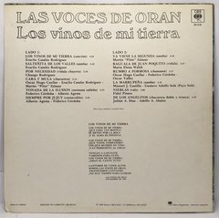 Vinilo Lp Las Voces De Oran - Los Vinos De Mi Tierra 1982 - comprar online
