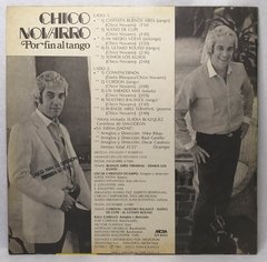 Vinilo Lp - Chico Novarro - Por Fin Al Tango 1981 Argentina - comprar online