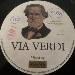 Vinilo Via Verdi Diamond Maxi Italiano 1985 - tienda online