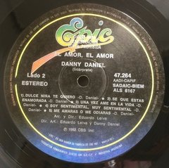 Vinilo Lp - Danny Daniel - El Amor, El Amor 1982 Argentina - tienda online