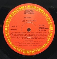 Vinilo Lp - Los Cantares - Amigos... 1983 Argentina - tienda online