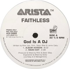Vinilo Maxi Faithless God Is A Dj 1998 Usa Promo