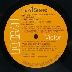 Vinilo Lp Irving Berlin - Una Chica Es Como Una Melodia Arg - BAYIYO RECORDS