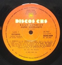 Vinilo Lp - Andre Kostelanetz - Baila Conmigo 1976 Argentina - BAYIYO RECORDS