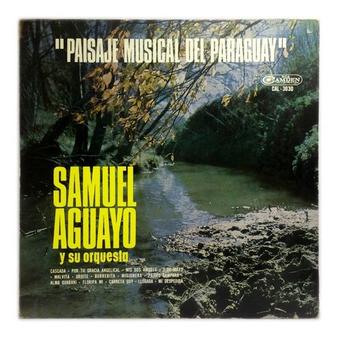 Vinilo Samuel Aguayo Paisaje Musical Del Paraguay Lp Argenti