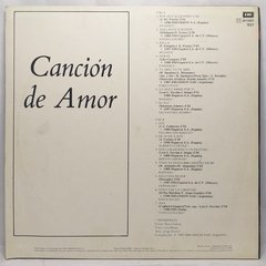 Vinilo Lp - Varios Artistas - Cancion De Amor 1987 Argentina - comprar online