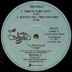 Vinilo Lp - Invisible - Invisible - 2016 - Doble Nuevo - BAYIYO RECORDS