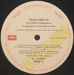 Vinilo Lp - Platino - Esas Chicas 1983 Argentina - BAYIYO RECORDS