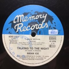 Vinilo Brian Ice Talking To The Night Maxi Aleman 1985 7p - BAYIYO RECORDS